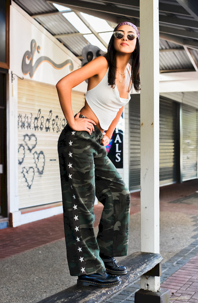 Camo Racer Star Pants