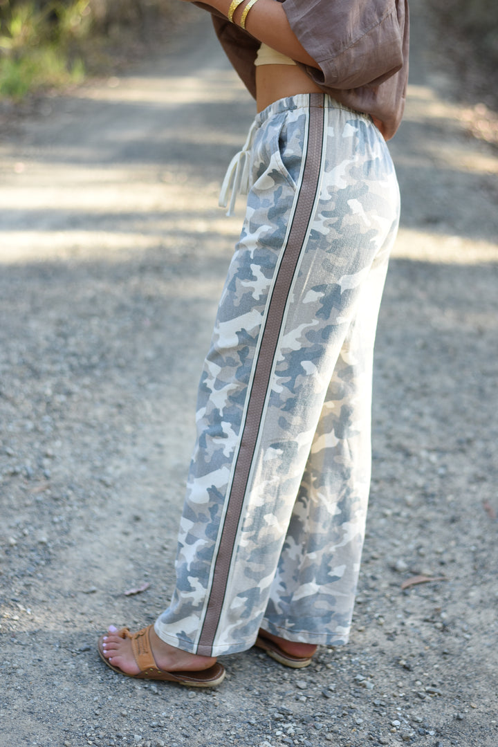 Camo Racer Stripe Pants