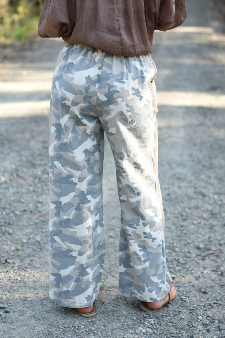 Camo Racer Stripe Pants