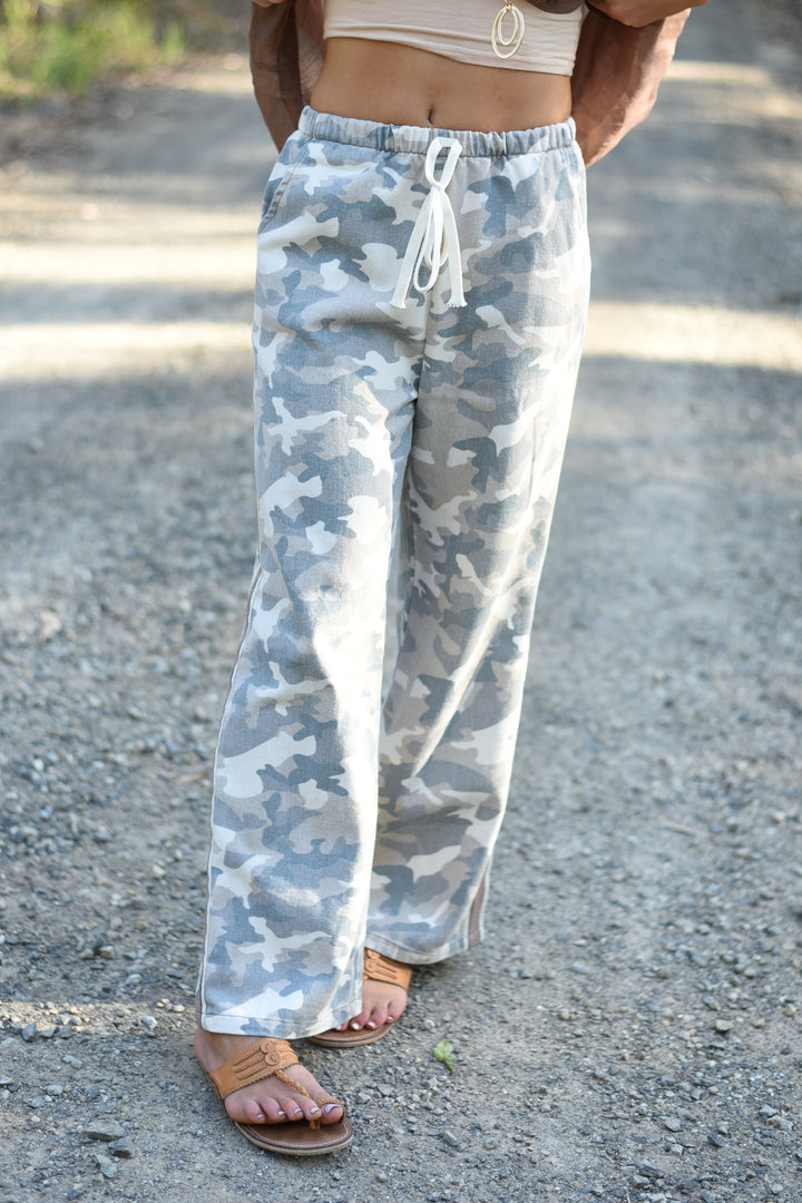 Camo Racer Stripe Pants