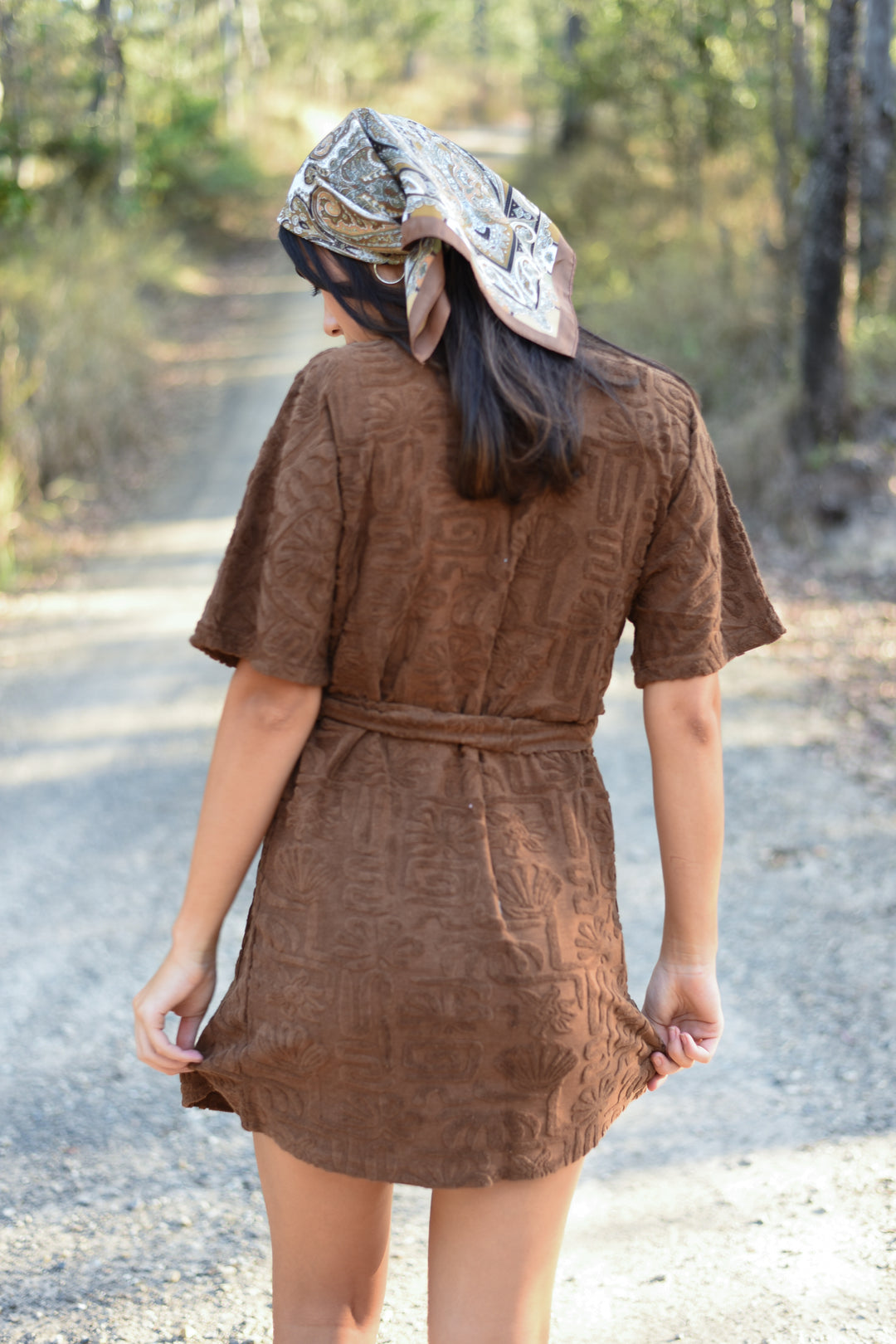 Cocoa Cloud Towelling Robe