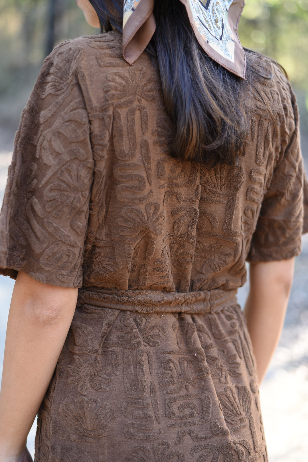 Cocoa Cloud Towelling Robe