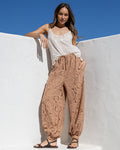 Cocoa Drift Barrel Pants