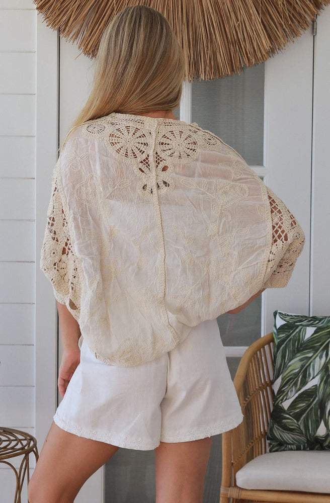 Cream Button Up Cardigan