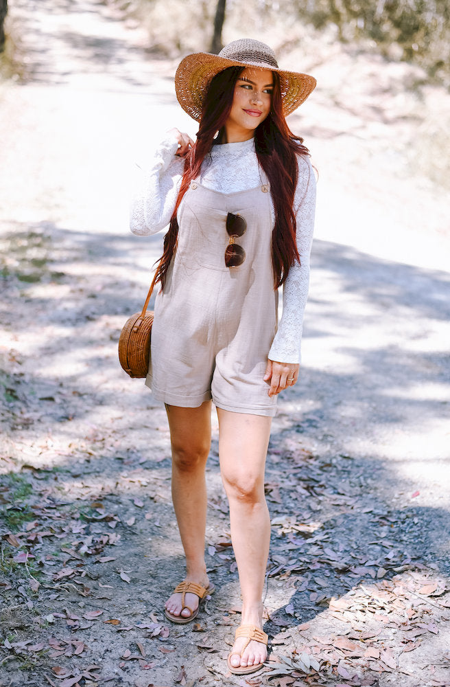 Cream Manifest Overalls