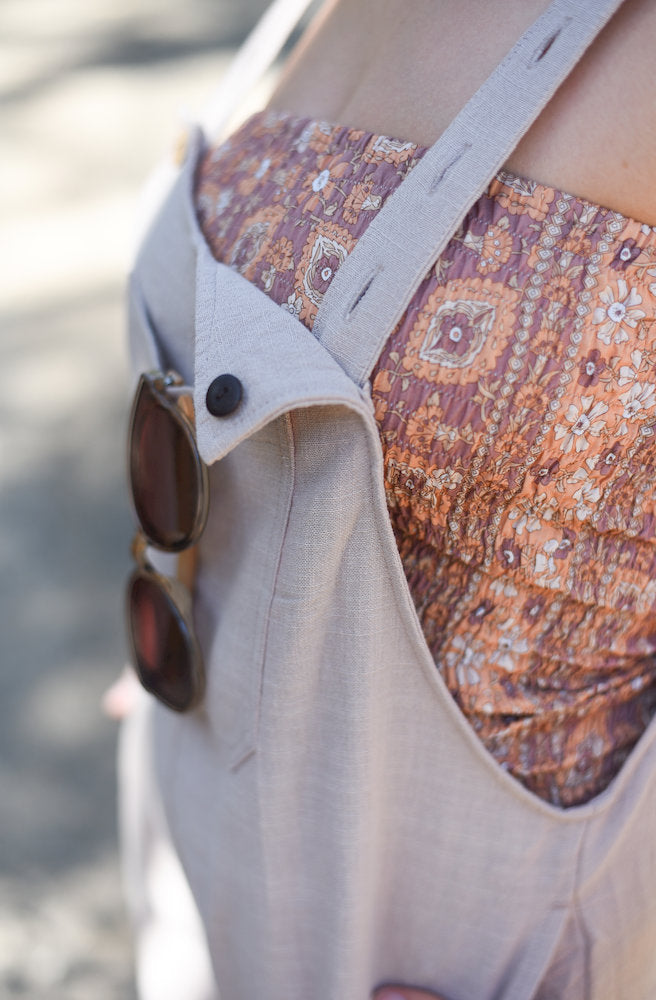 Cream Manifest Overalls