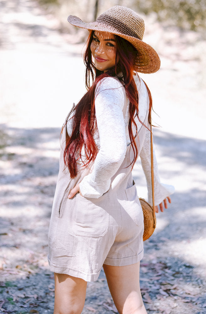 Cream Manifest Overalls