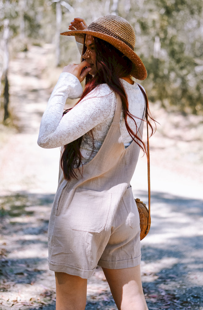 Cream Manifest Overalls
