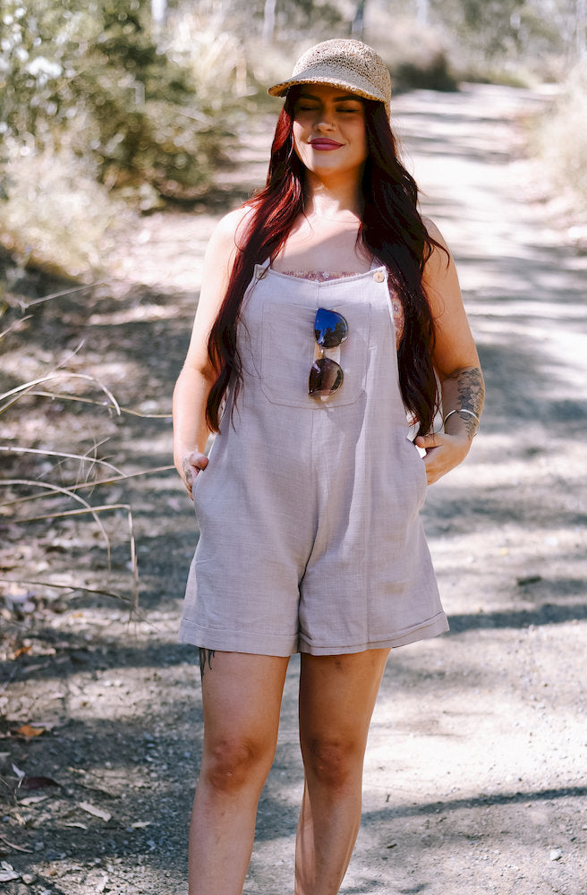 Cream Manifest Overalls