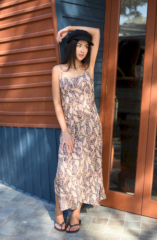 Dusk Paisley Dune Dress