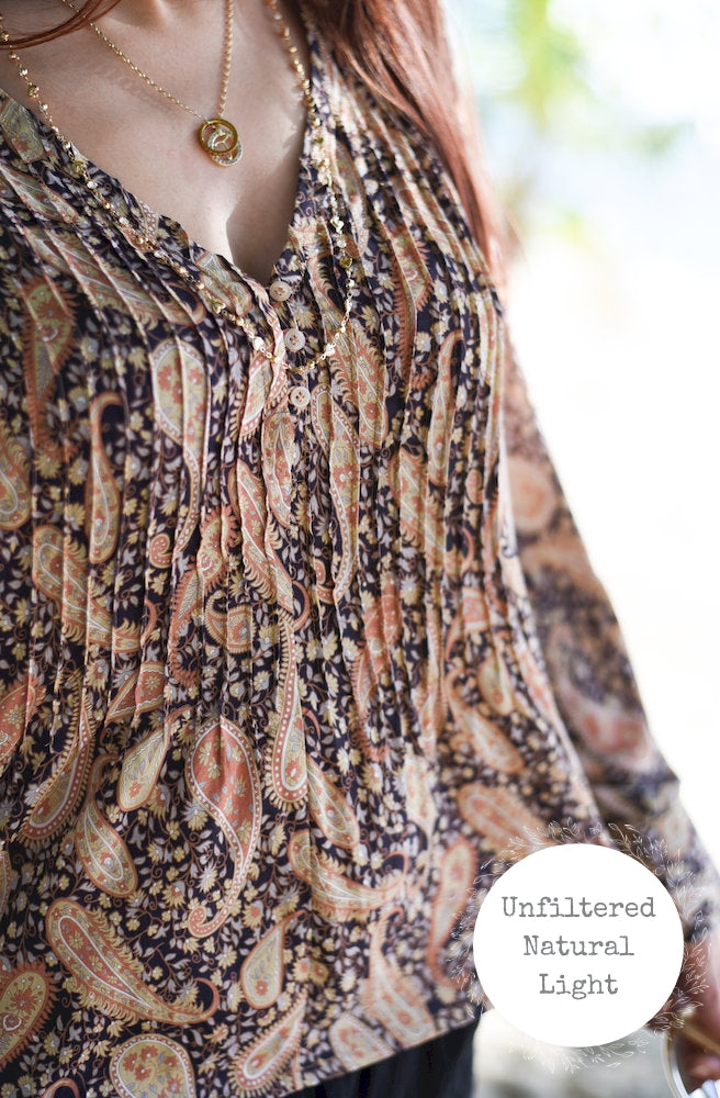 Dusk Paisley Serena Blouse