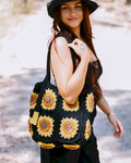 Eclipse Sun Crochet Bag