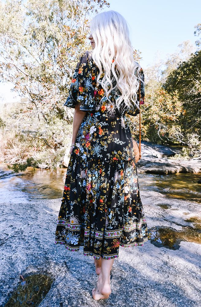 Enchanted Forest Nicki Midi Dress