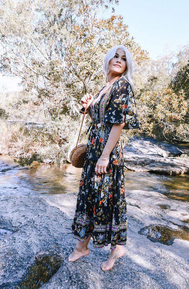 Enchanted Forest Nicki Midi Dress