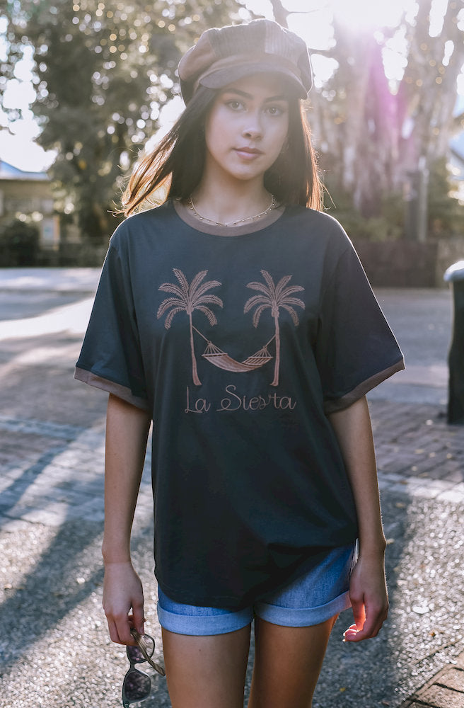 Grey La Siesta Tee