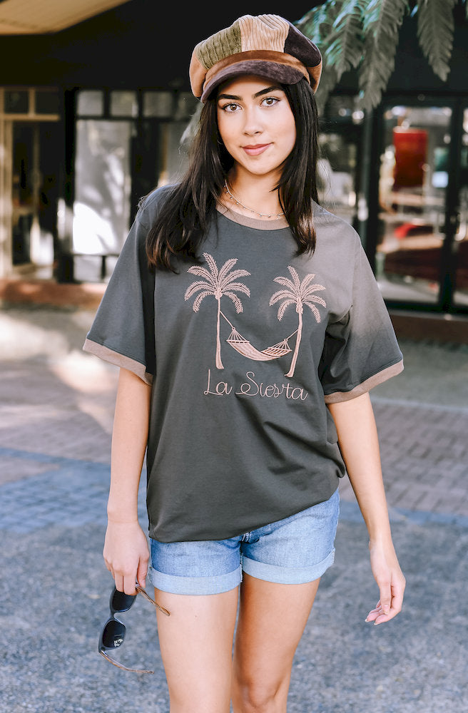 Grey La Siesta Tee