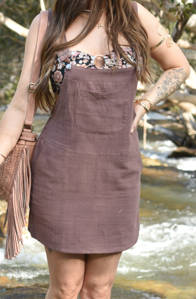 Gypsy Thread Pinafore Brown
