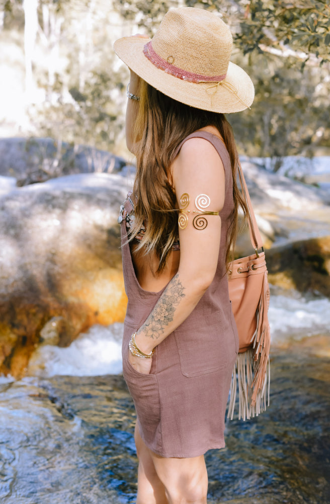 Gypsy Thread Pinafore Brown