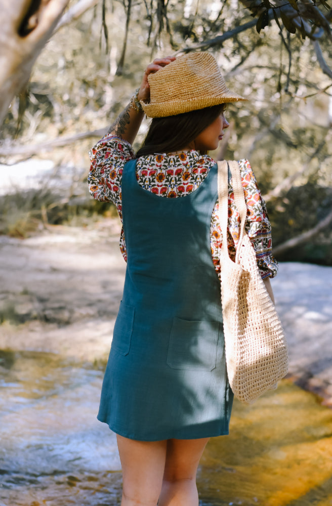 Gypsy Thread Pinafore Green