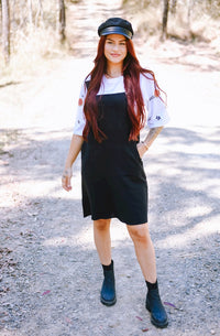 Gypsy Thread Pinafore Mid Short Black