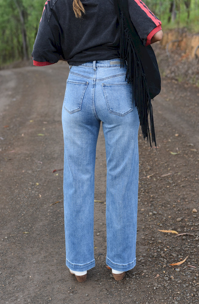 Horizon Line Denim Jeans