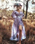 Indian Sari Combi Wrap Dress