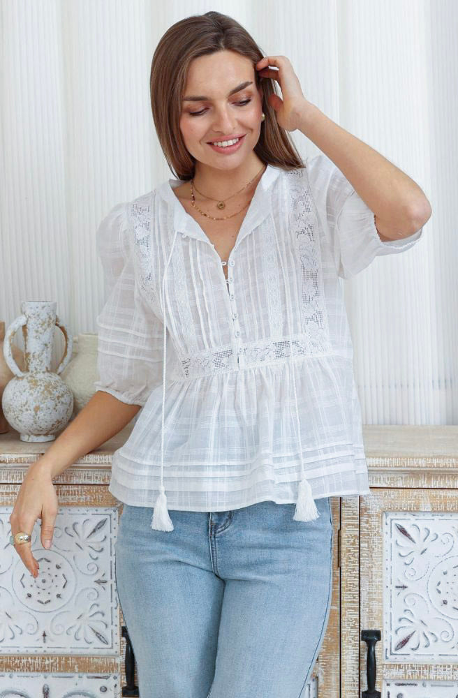 Isla Grace Lace Blouse