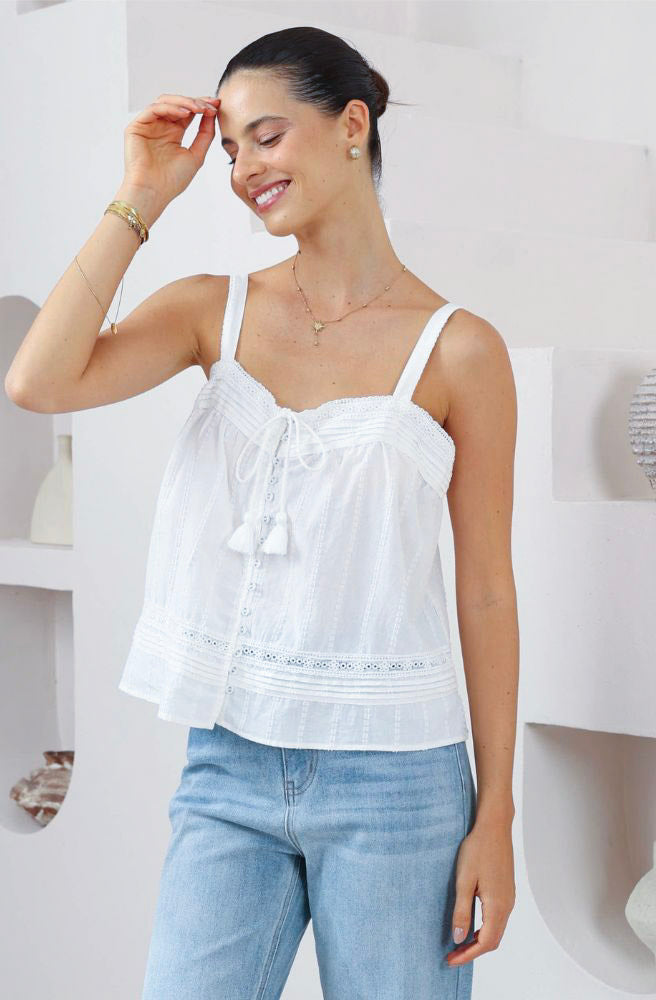 Ivory Lace Cami