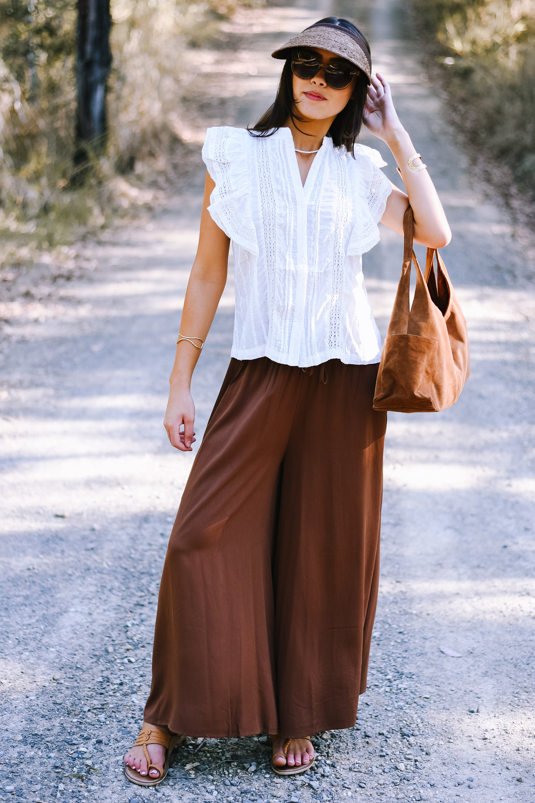 Natural Choco Straw Hat