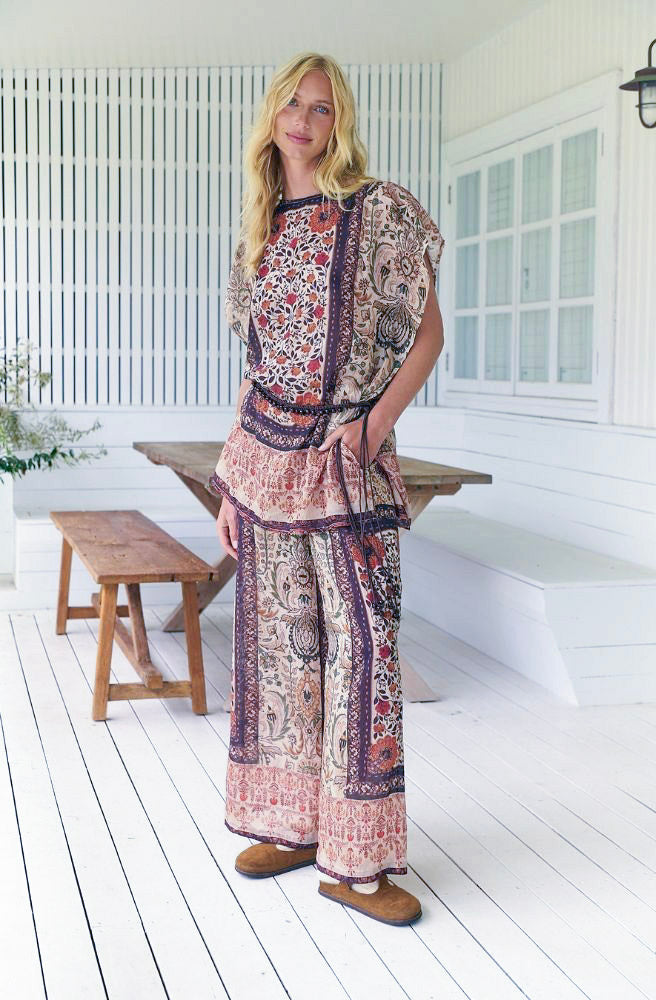 Jaase Fleetwood Stevie Pants in signature patchwork print