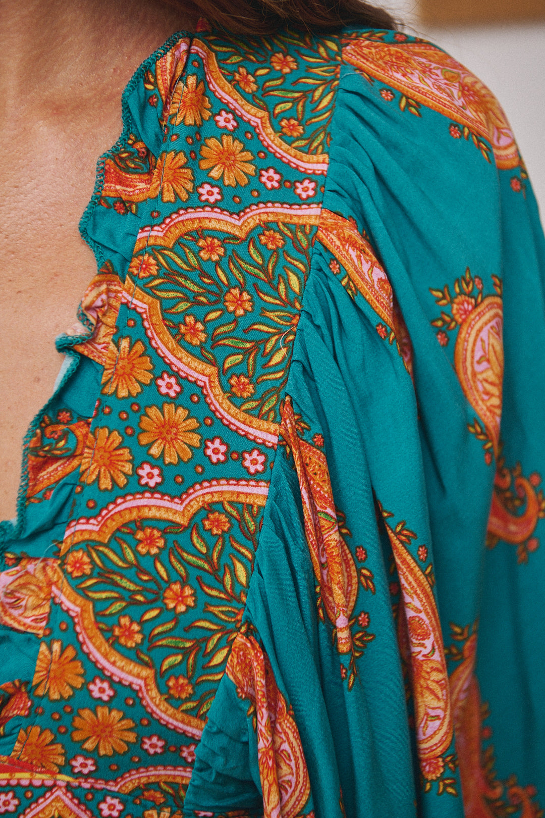 Jaase Melody Raya Maxi Dress Close Up View