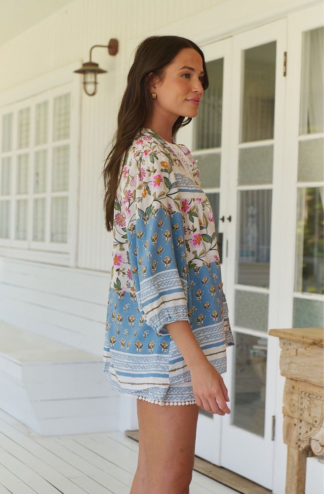 Jaase Pixie Petals Bee Blouse Side View