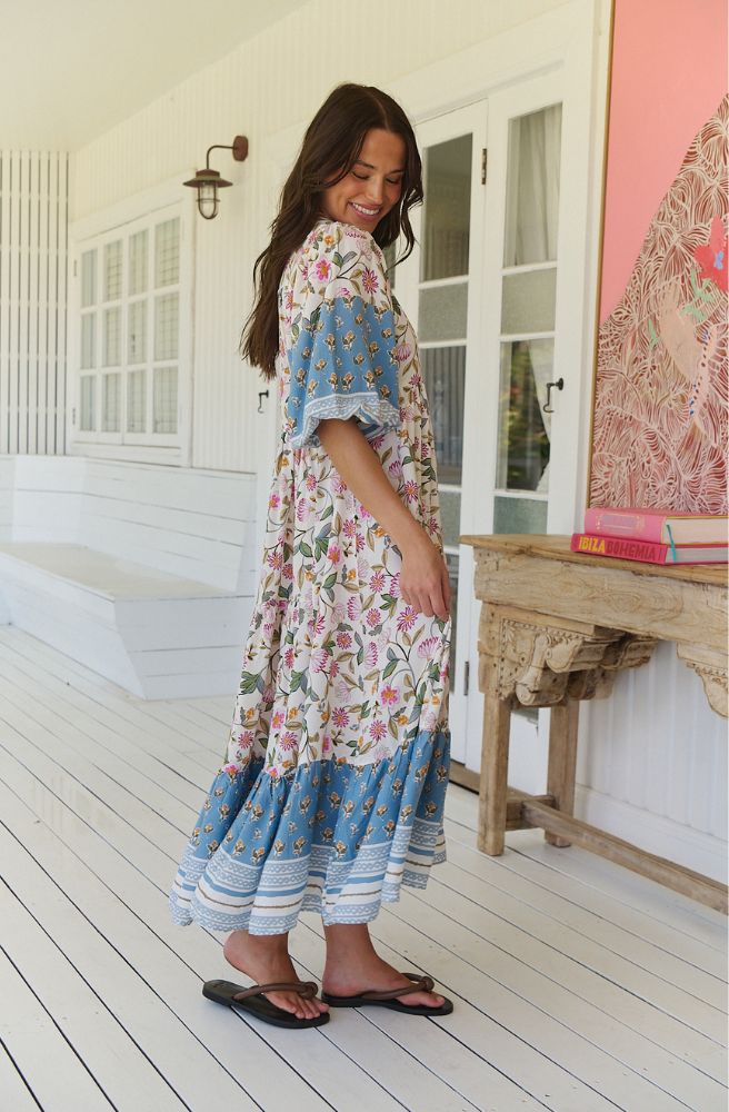 Jaase Pixie Petals Eve Midi Dress Side View