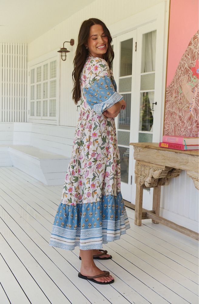 Jaase Pixie Petals Eve Midi Dress Side View