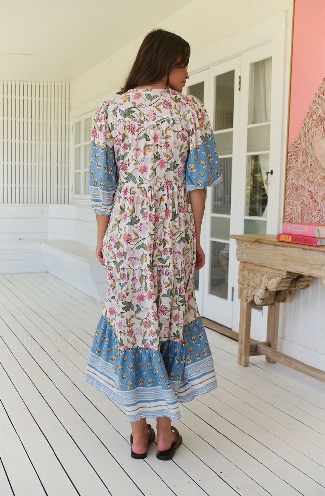 Jaase Pixie Petals Eve Midi Dress Side View