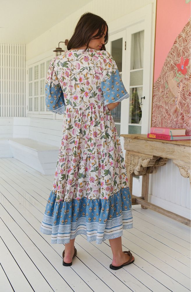 Jaase Pixie Petals Eve Midi Dress Side View