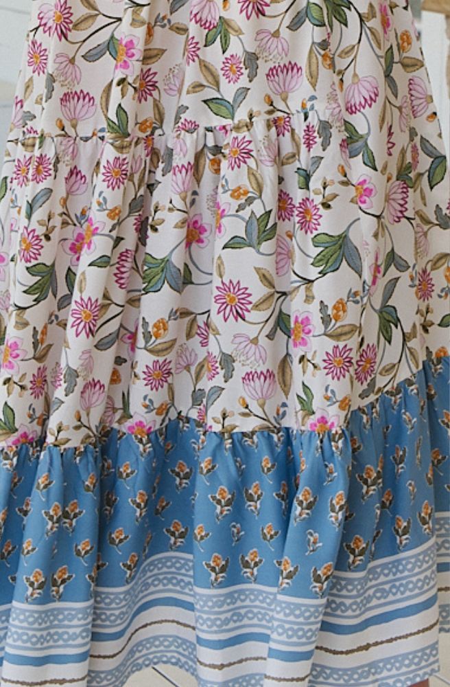 Jaase Pixie Petals Eve Midi Dress Close Up Details