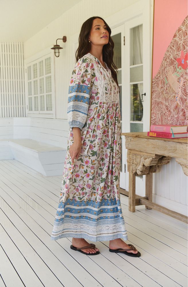 Jaase Pixie Petals Meadow Maxi Dress Side View