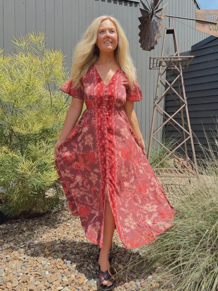 Jaase Ziggy Pearl Midi Dress