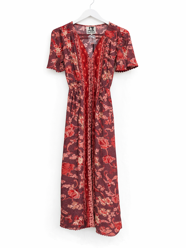 Jaase Ziggy Pearl Midi Dress Front Photo