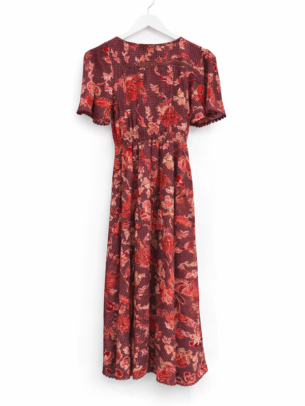 Jaase Ziggy Pearl Midi Dress Back Photo