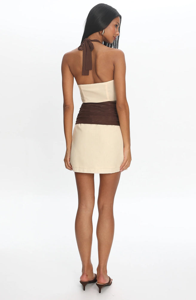 Leslie Floral Wrap Mini Dress