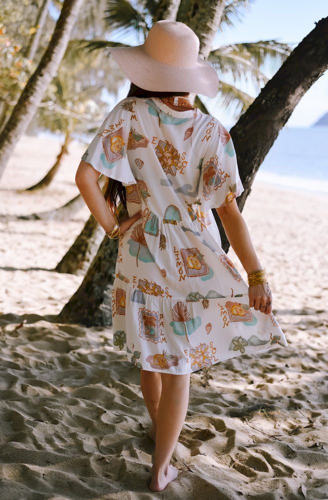 Limon Cherry Mini Dress