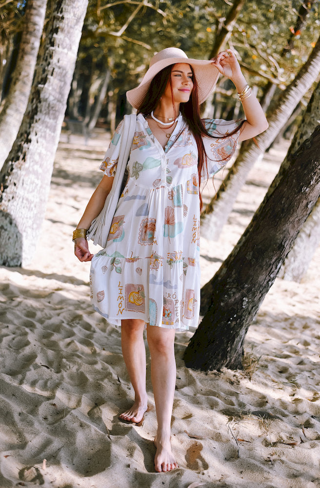 Limon Cherry Mini Dress