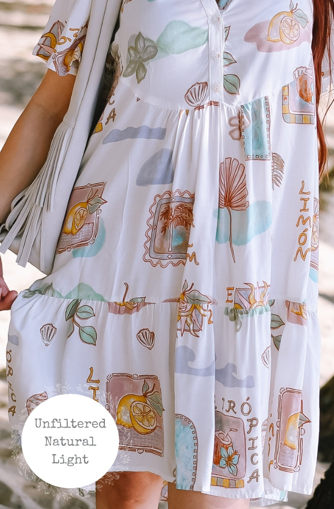 Limon Cherry Mini Dress