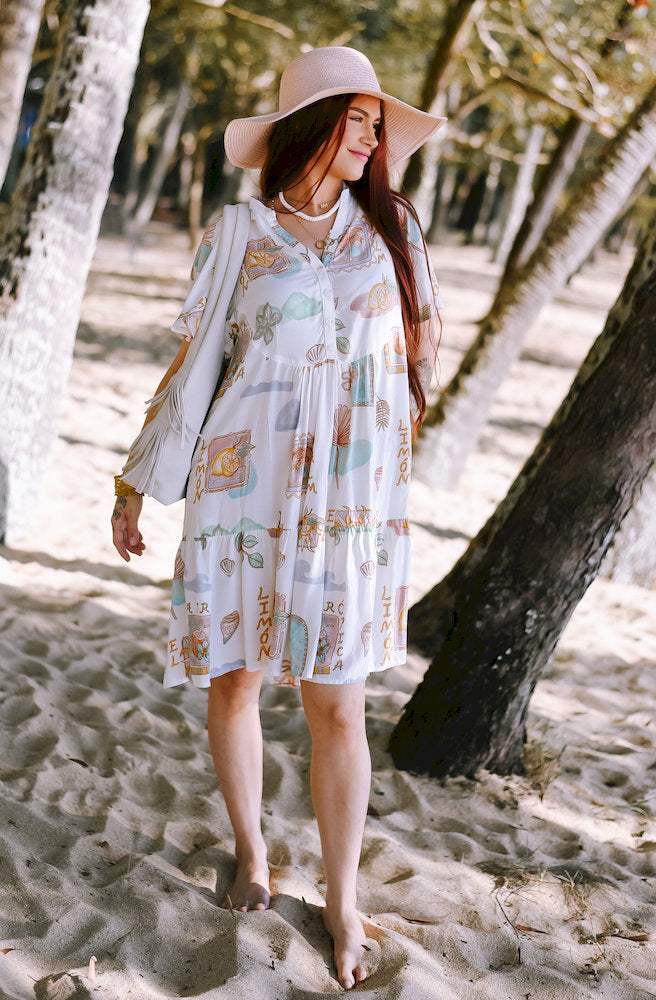 Limon Cherry Mini Dress