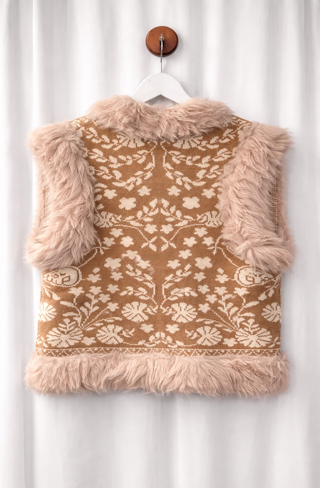 Lombard Tan Knit Vest