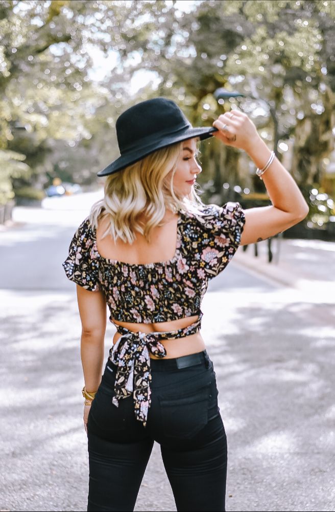 Midnight Essence Lauren Top Back View