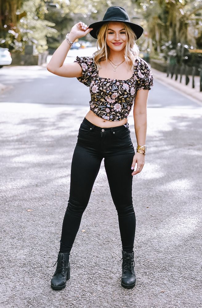 Midnight Essence Lauren Top Front View