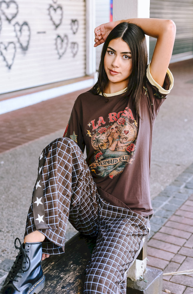Mocha La Rosa Tee